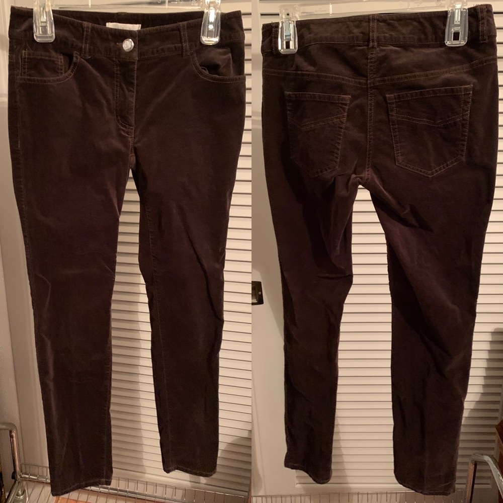 Chico’s Brown Velvet Pants